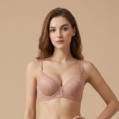 Elegant Embroidered Bra