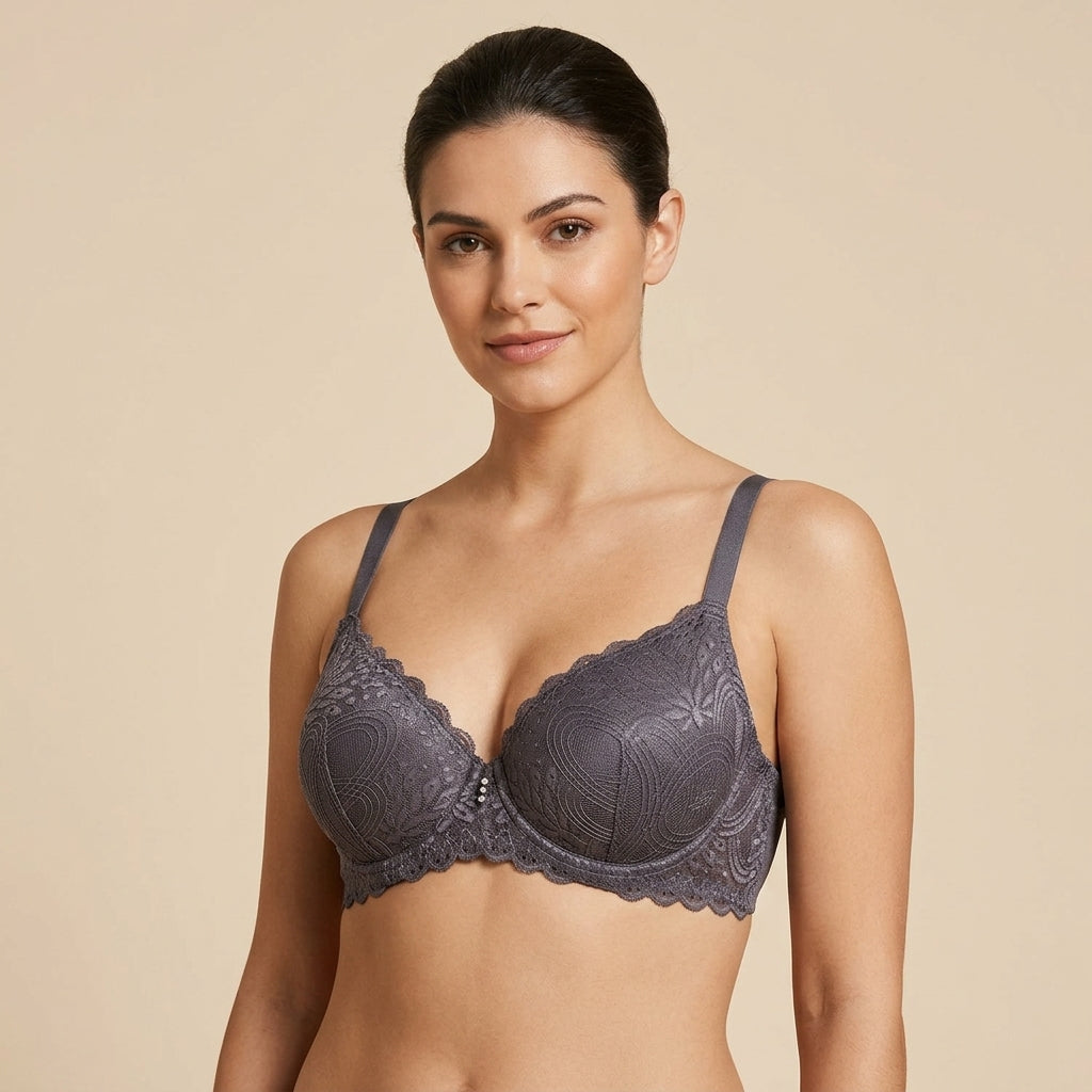 Elegant Embroidered Bra