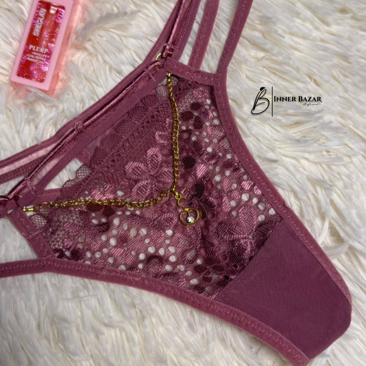 Luxury Lace Chain Thong Panty
