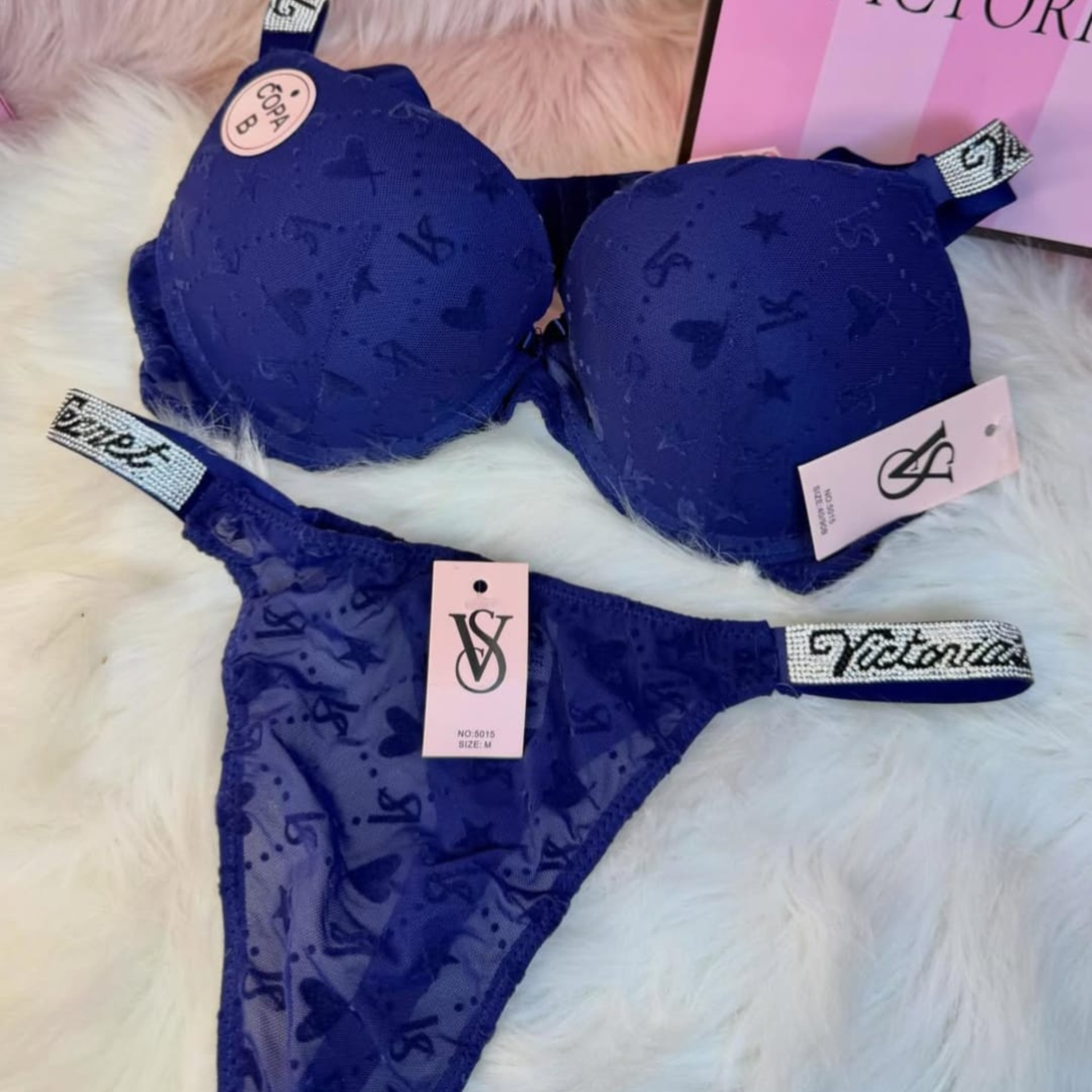 Inner Bazar lace bra set - color option 1