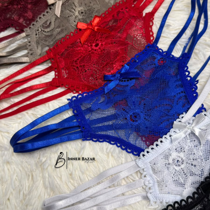Women’s Lace Strappy Thong Panty