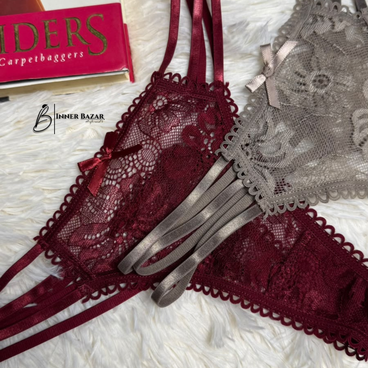 Women’s Lace Strappy Thong Panty