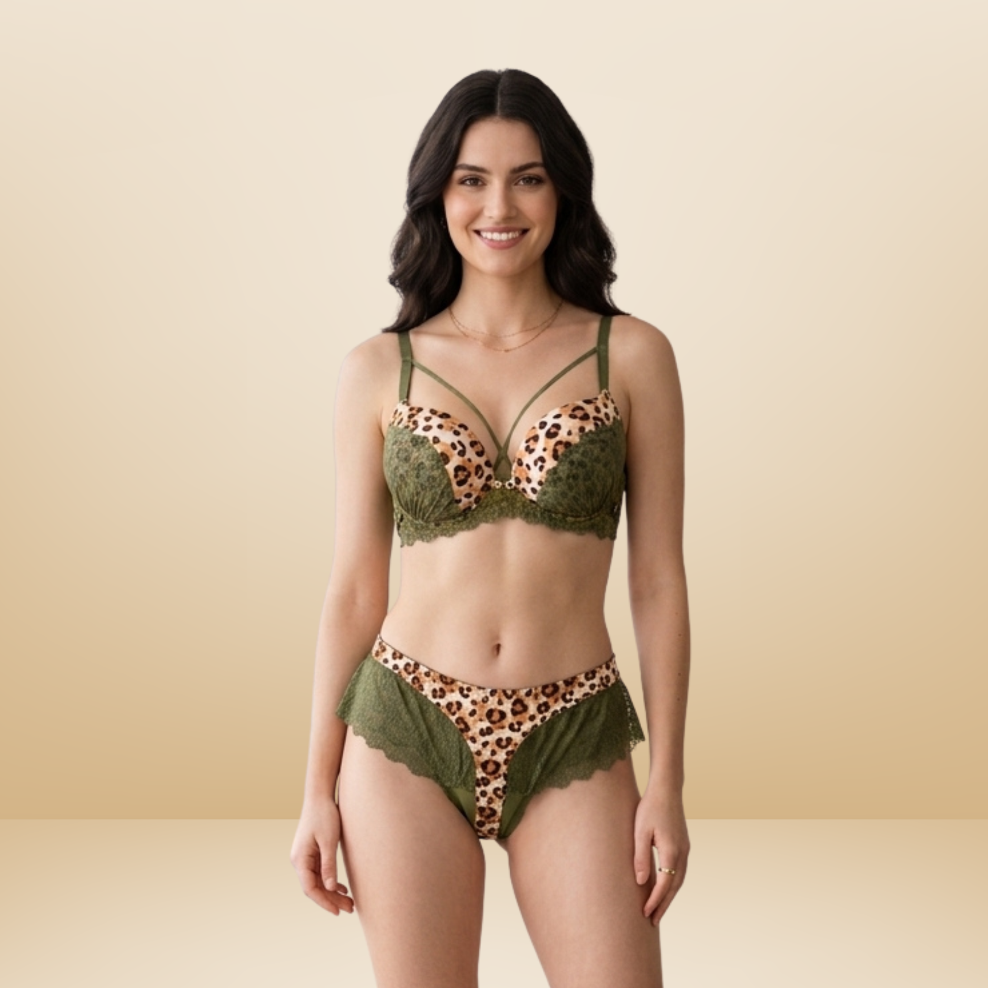 Inner Bazar Angel Aura bra set - close-up detail
