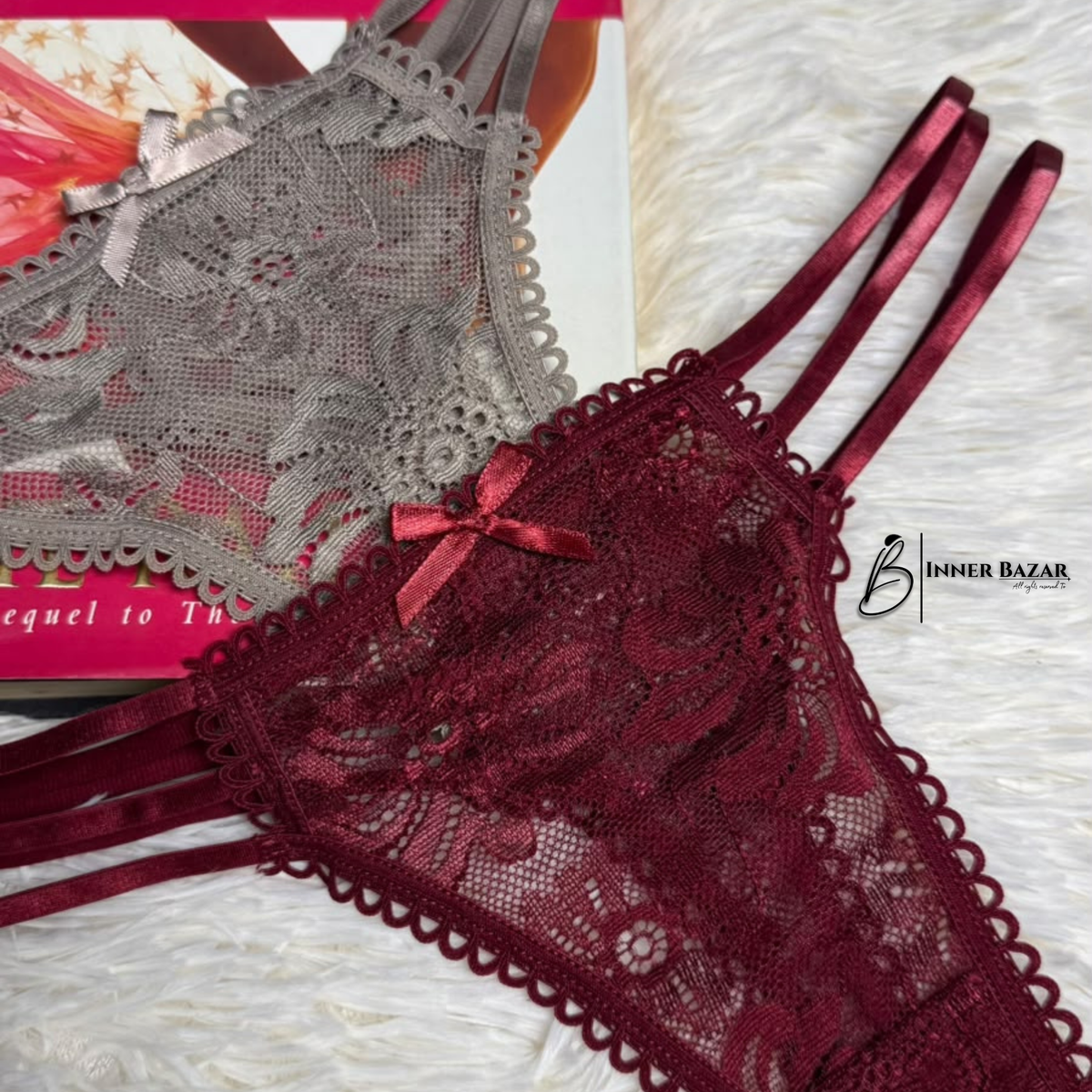 Women’s Lace Strappy Thong Panty