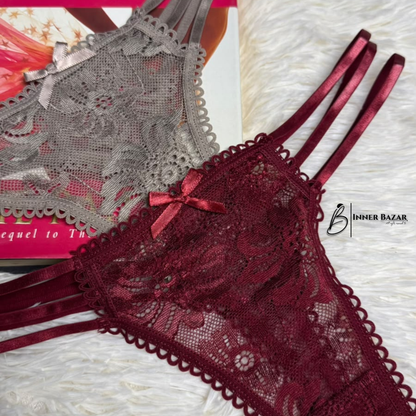 Women’s Lace Strappy Thong Panty