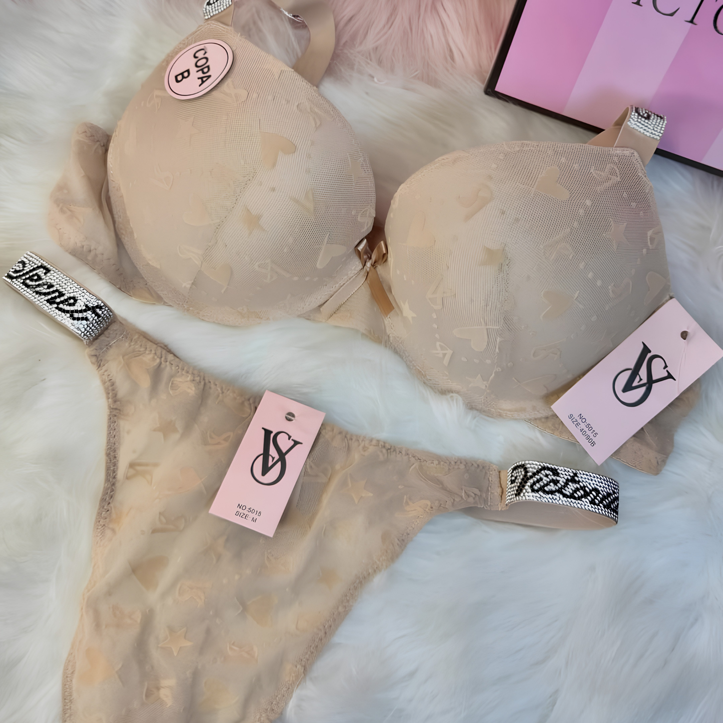 Inner Bazar lace bra set - color option 3