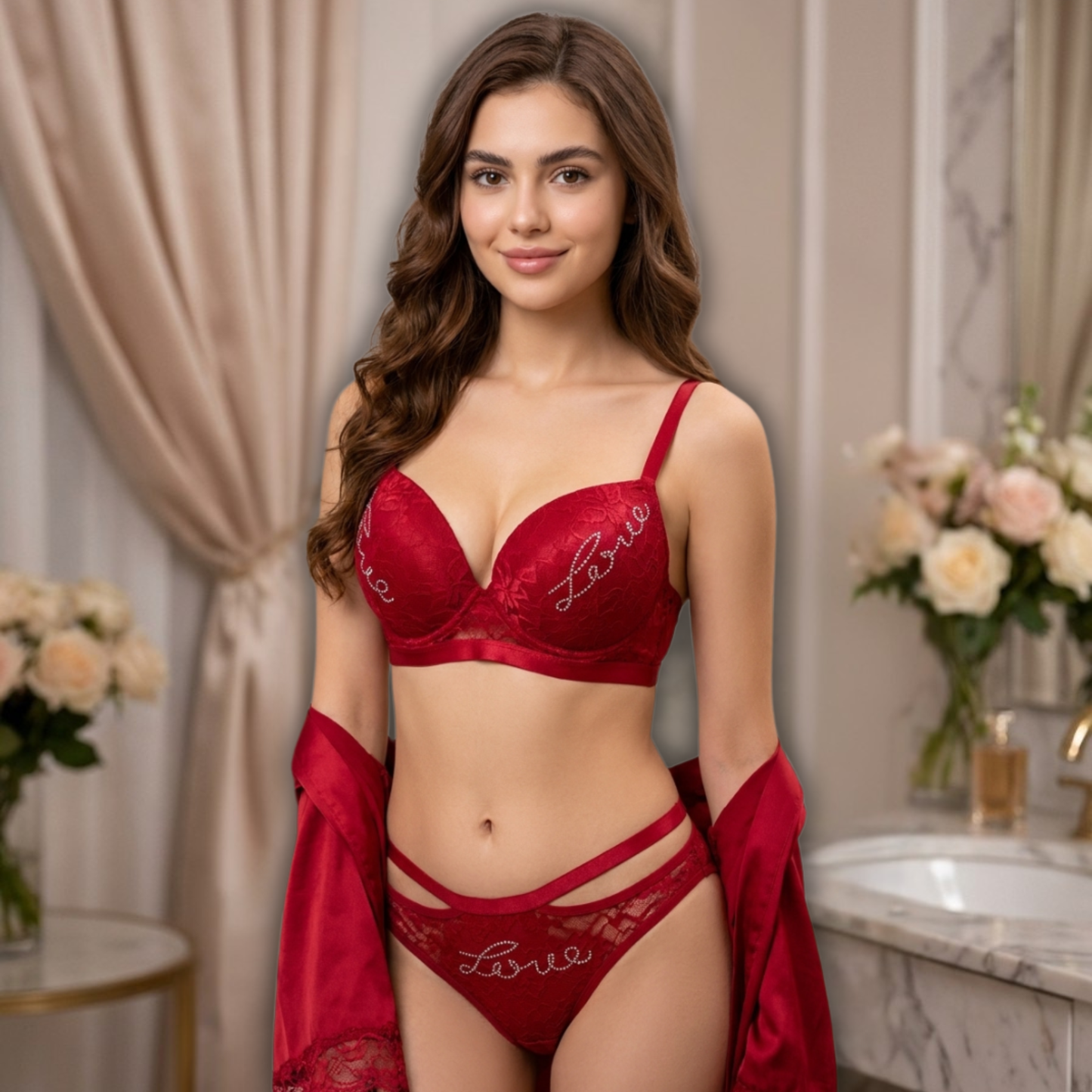Inner Bazar love embroidered push-up bra - color options