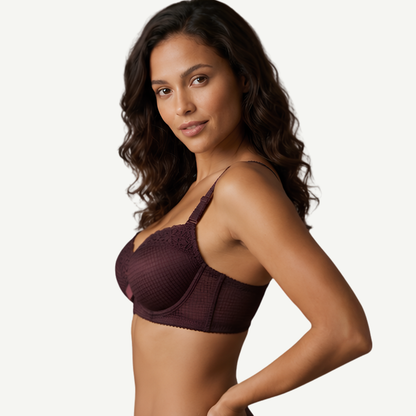 Inner Bazar elegant lace mesh bra - side view