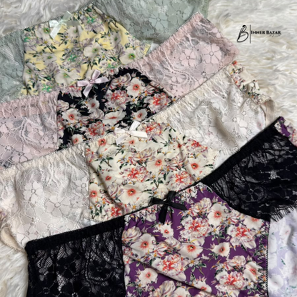 Floral Lace Bra & Panty Set