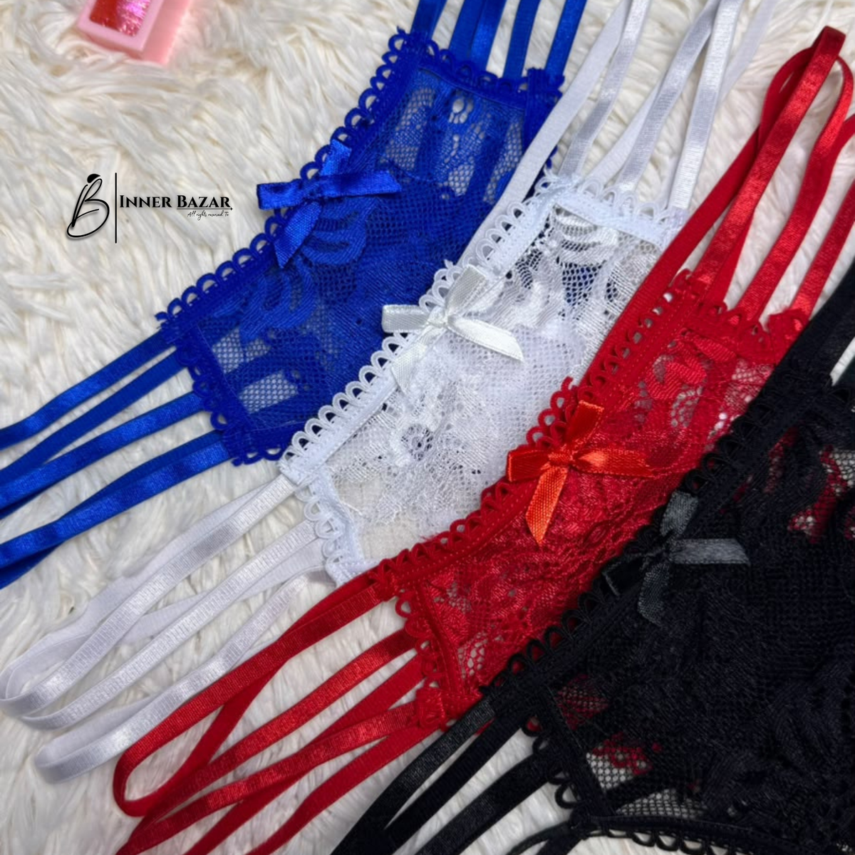 Women’s Lace Strappy Thong Panty