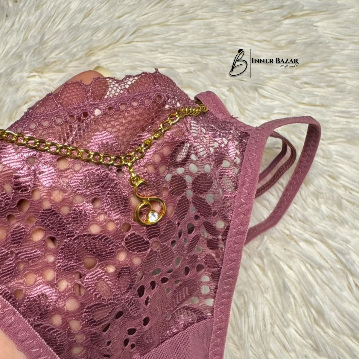 Luxury Lace Chain Thong Panty