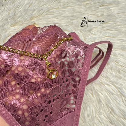Luxury Lace Chain Thong Panty
