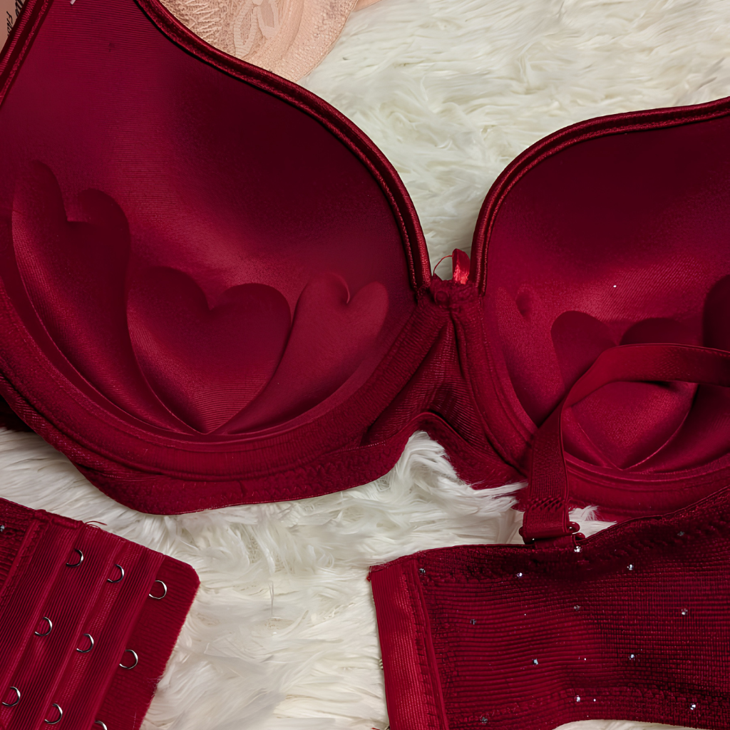 Ivory Bow Detail Lace Bra