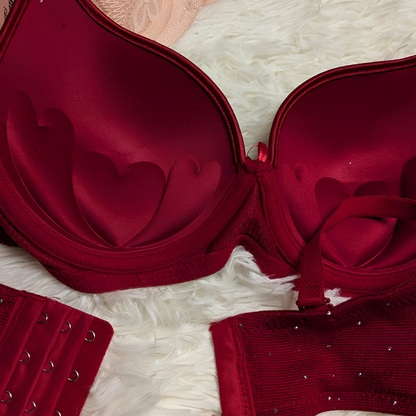 Ivory Bow Detail Lace Bra