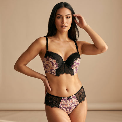 Floral Lace Bra & Panty Set