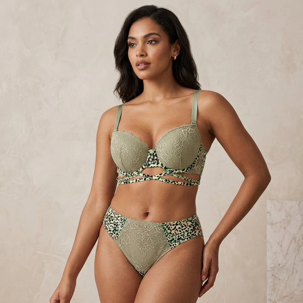 Lace Push-Up Bra & Panty Set