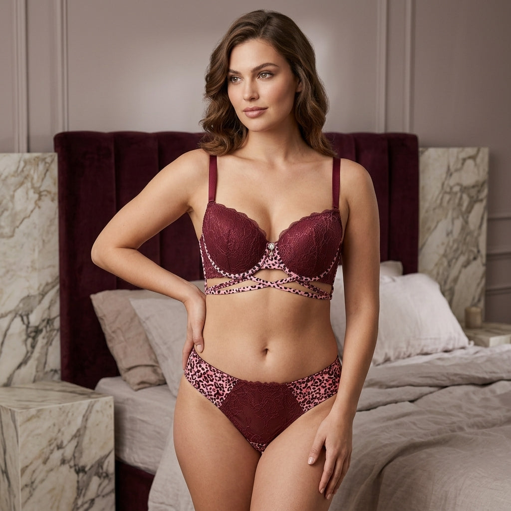Lace Push-Up Bra & Panty Set