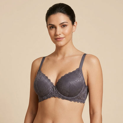 Elegant Embroidered Bra