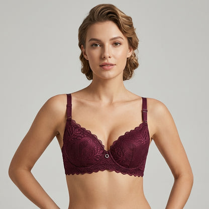 Elegant Embroidered Bra