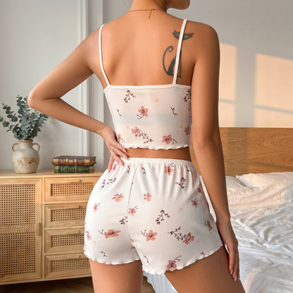 Women’s Floral Print Cami & Shorts Pajama Set