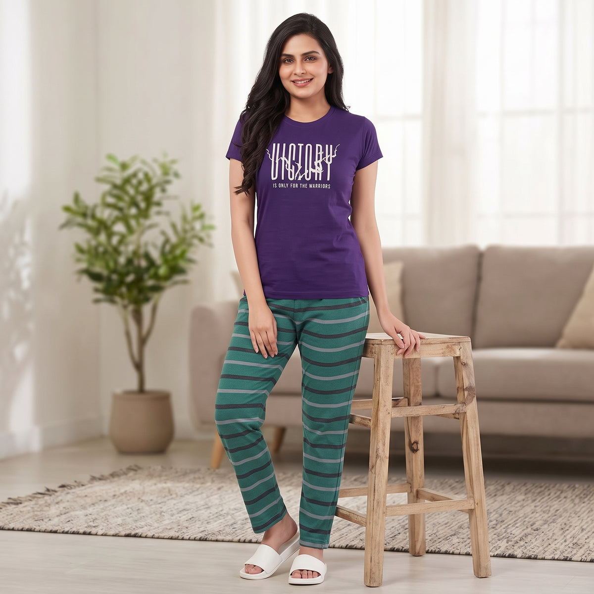Women’s Cotton Night Suit