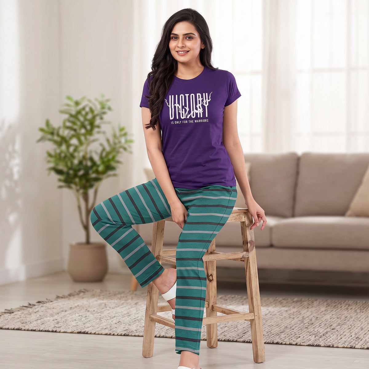 Women’s Cotton Night Suit