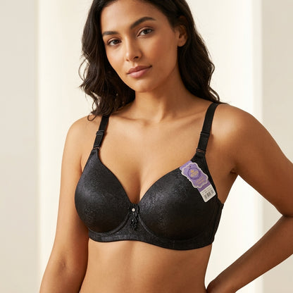 Elegant Floral Print Padded Bra